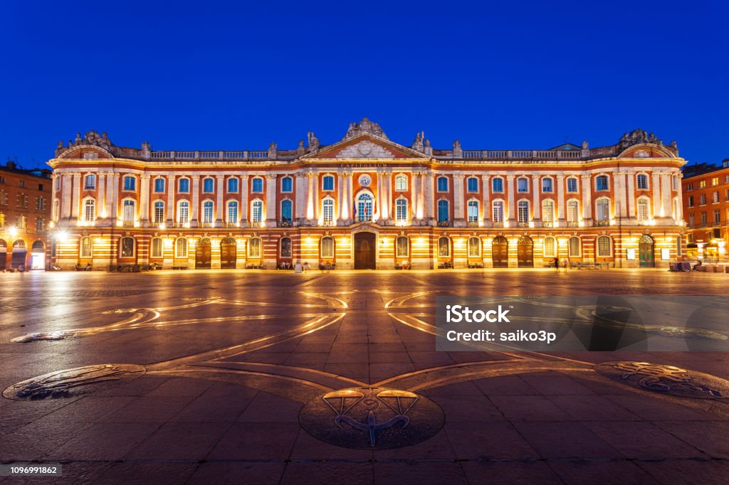 Capitole ou hôtel de ville, Toulouse - Photo de Toulouse libre de droits