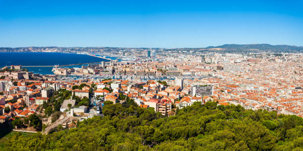 istock Marseille aerial panoramic view, France 1096992002