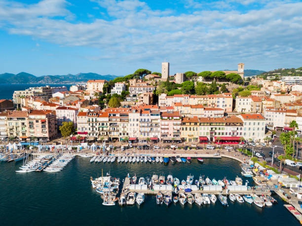 istock Cannes aerial panoramic view, France 1096992038
