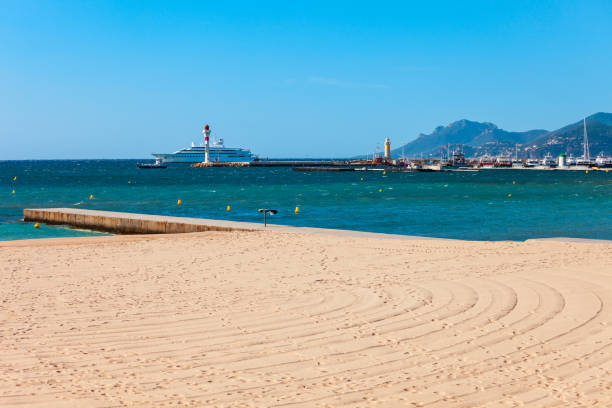 istock Beauty sand beach in Cannes 1096992050