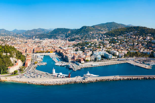 istock Nice aerial panoramic view, France 1096992126