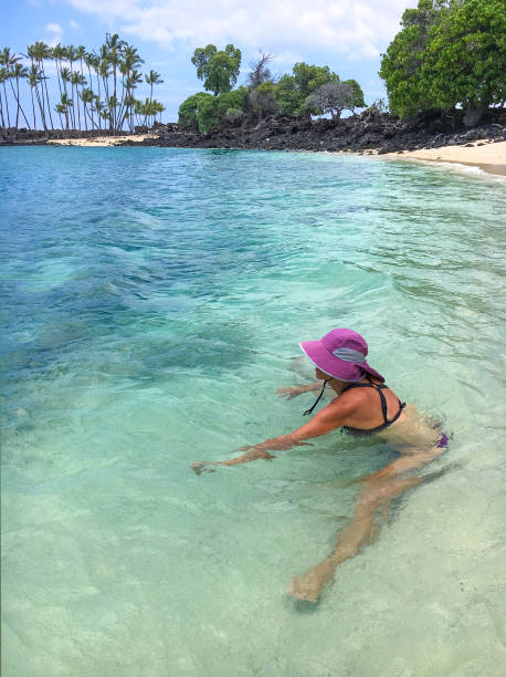 istock Yoga in warm tropical water 1096992466