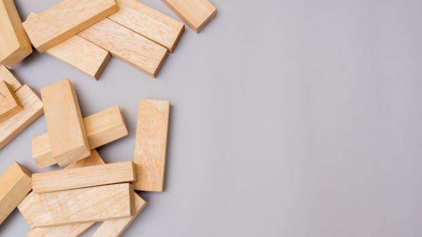 istock wood block game on gray background copy space 1096995272