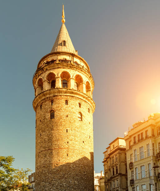 istock Galata Tower in sunlight, Istanbul, Turkey 1096996864