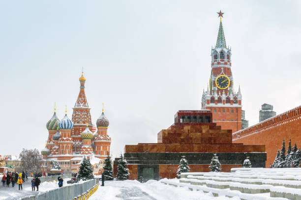 istock Red Square in winter, Moscow, Russia 1096998288