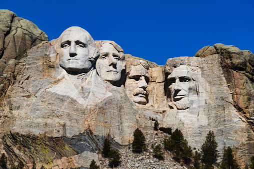 The Mount Rushmore National Monument honoring four of America's greatest presidents, was sculpted by Gutzon Borglum and completed by his son Lincoln in 1941. The Grand View Terrace offers a spectacular view of the monument with some estimated 3 million annual tourists who come from around the world to visit.