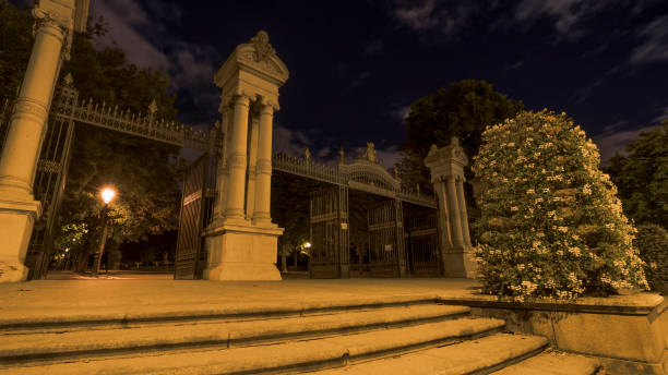 istock Gate to Buen Retiro Park in Madrid 1096999822