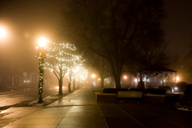 city park by night