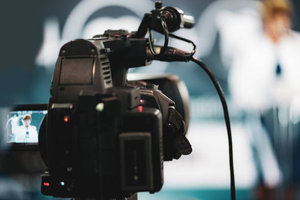 istock Close-Up Of Home Video Camera In Studio 1097031900