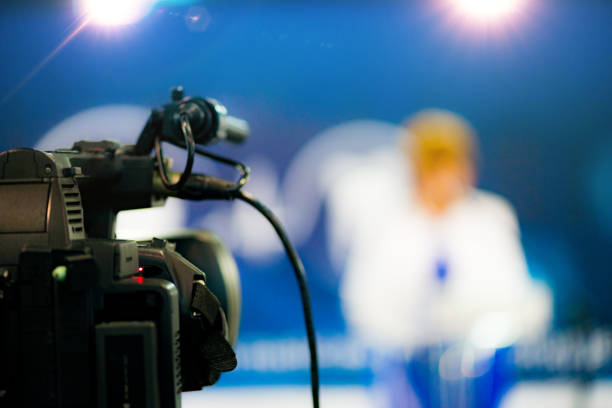 istock Close-Up Of Home Video Camera In Studio 1097031916