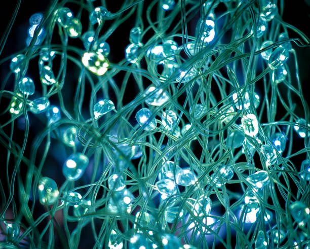 istock Full Frame Shot Of Illuminated Lighting Equipment 1097035494