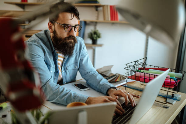 istock His productivity game is strong 1097060816