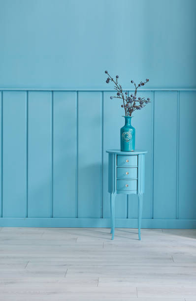 istock Blue room, blue interior, Blue background and sofa style. 1097061190