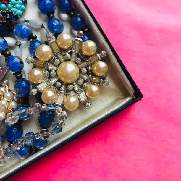 istock Antique Jewelry in Box 1097064130