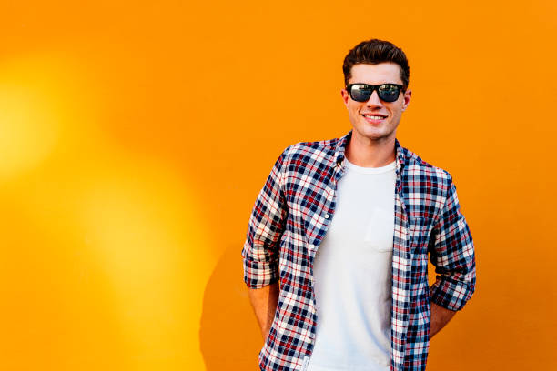istock Portrait of handsome man looking at camera. Copy Space. 1097064932