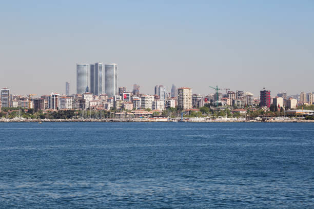 istock Istanbul Embankment with business centers 1097065054