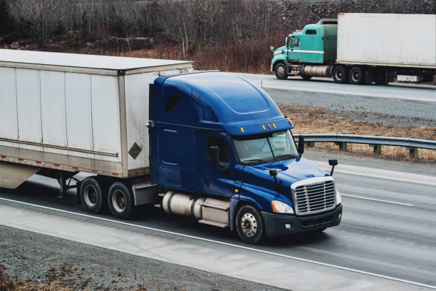 istock Semi Truck Traffic 1097072278