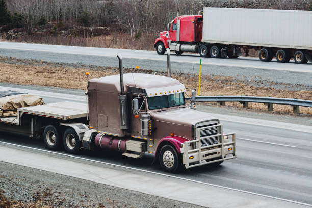 istock Semi Truck Traffic 1097072290