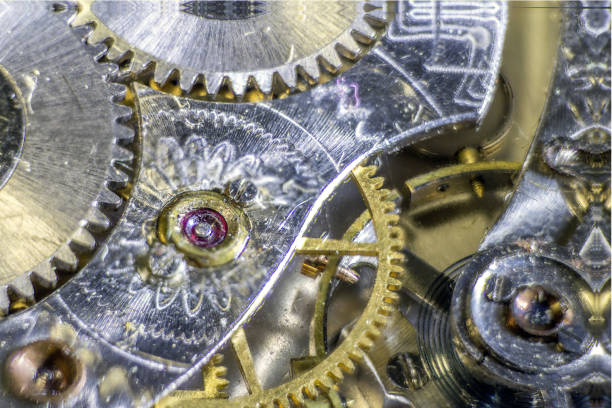 istock Close-up of Old Watch Gears 1097072682