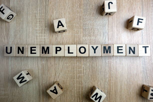 istock Unemployment word from wooden blocks 1097072686