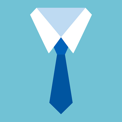 Shirt and tie icon. Formal suit office. Vector illustration