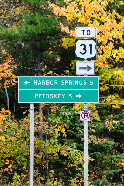 istock Autumn Road Trip, Michigan 1097092160