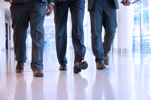 istock Three arab business men walking, talking, meeting 1097095042
