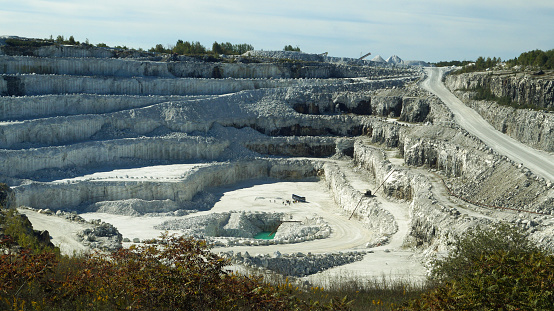 Overview of the Tatlock Calcium mine