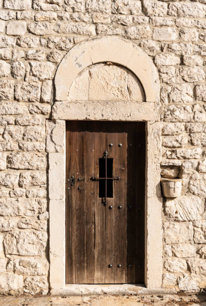 istock Entrance of Chapel St Nicholas in Split 1097101166