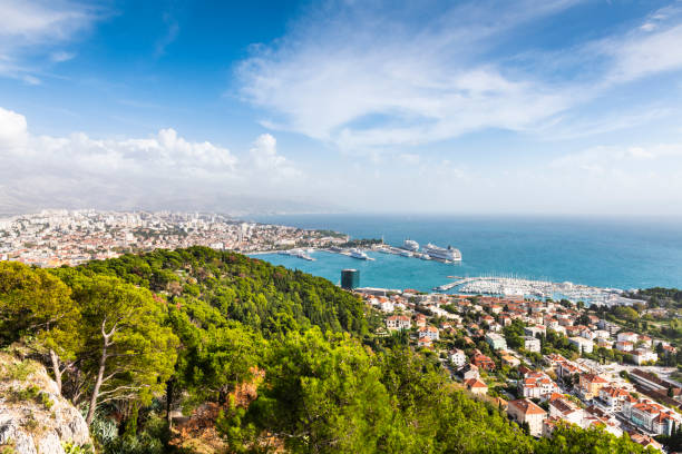 istock view of the city Split in Croatia 1097101200