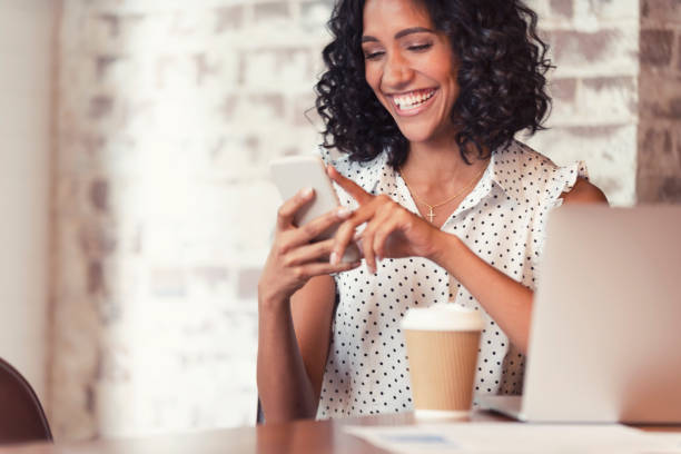 istock Woman texting on a mobile phone. 1097113278