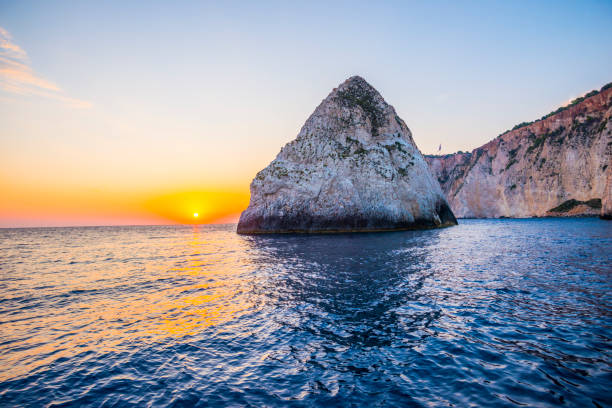 istock Sunset at Keri Zakynthos 1097125910