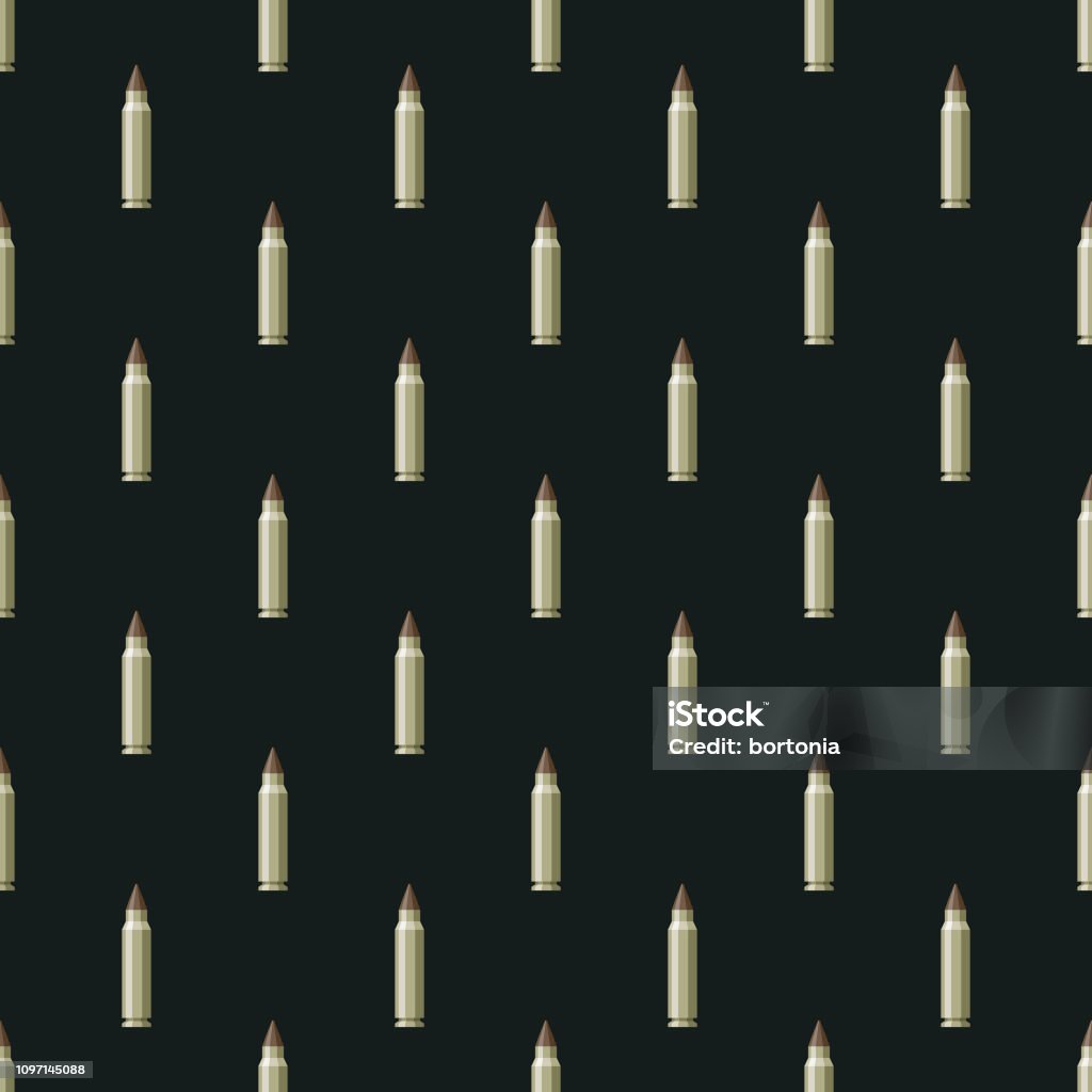 Bullet Ridden Pattern Bullet Seamless Military Pattern Stock Illustration - Download Image ...
