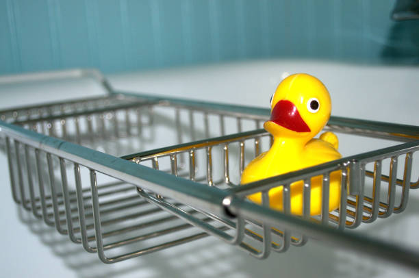 Adorable Yellow Rubber Ducky Bath Toy
