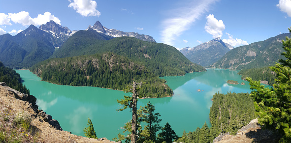 Diablo Lake in the North Cascades, Washington State