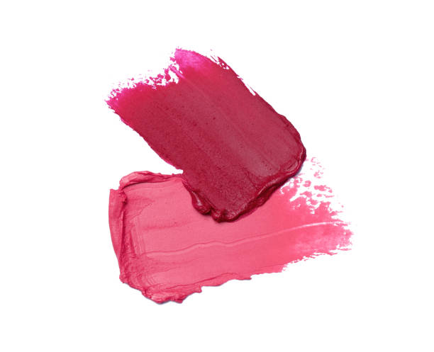 istock Lipstick smears isolated on white 1097177086