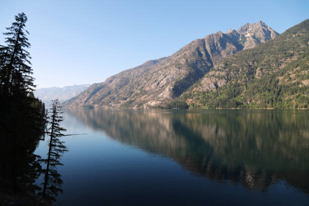 Reflection of Lake Chelan in North CascadesStehekin, Lake Chelan National Recreation Area