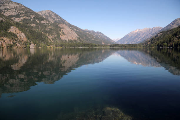 Reflection of Lake Chelan in North CascadesStehekin, Lake Chelan National Recreation Area