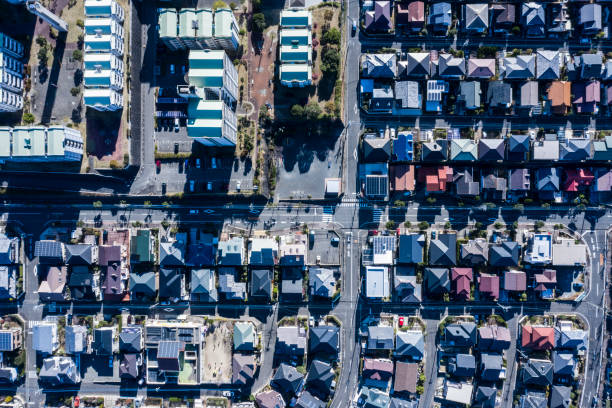 istock The houses are lined up beautifully 1097181460