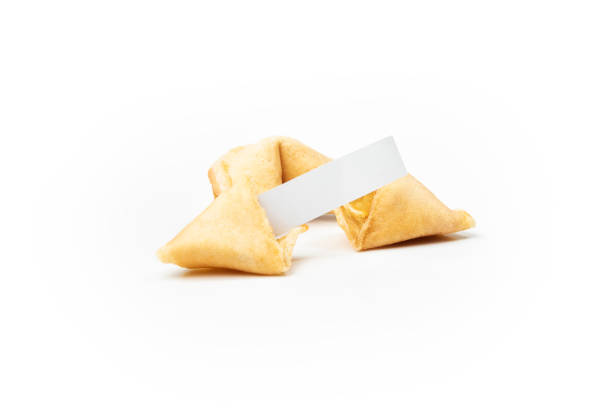 istock Fortune cookies with blank white paper 1097181860