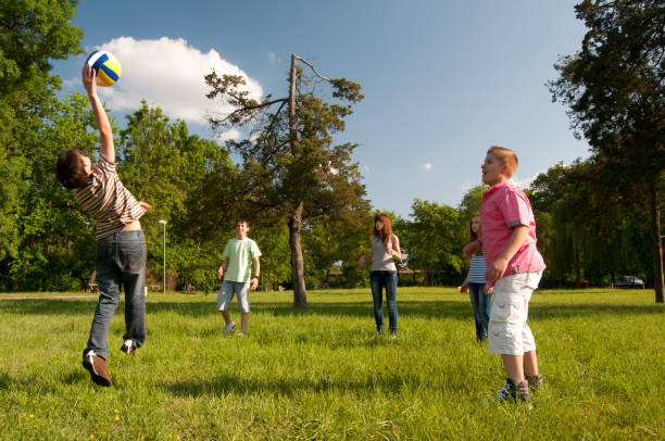istock Teenagers having fun outdoors 1097181952
