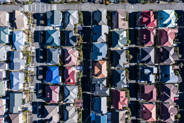 istock Residential area characterized by beautiful roof 1097182018