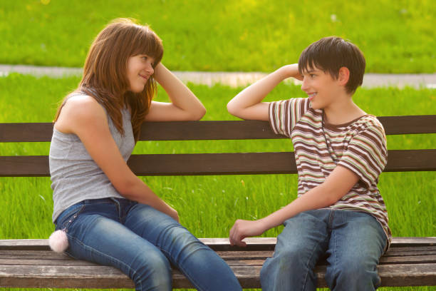 Teenagers having fun outdoors