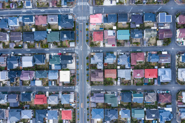 istock A town with many detached houses 1097182208