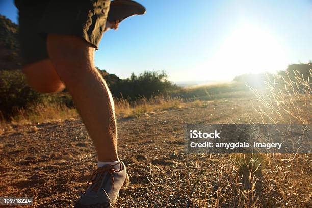 Trail Running Stock Photo - Download Image Now - Albuquerque - New Mexico, Running, Adult