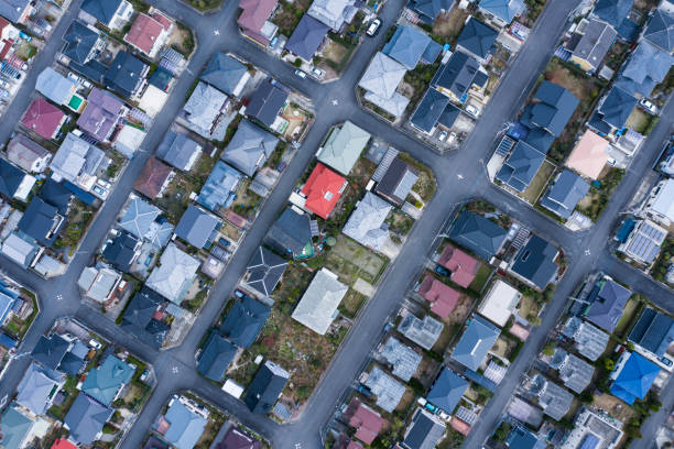 istock A beautiful residential area with landscape arrangement 1097183464