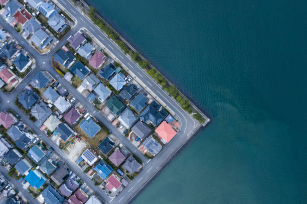istock Horn of residential area facing the river 1097183542
