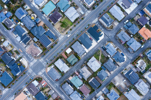 istock A beautiful residential area with landscape arrangement 1097183914