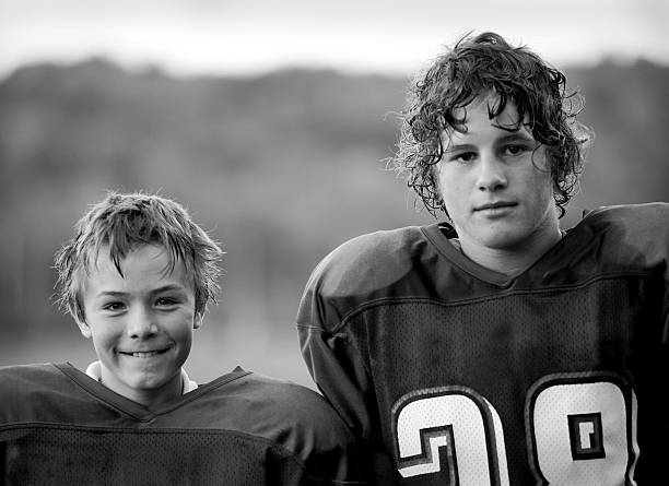 istock Two Boys Wearing Football Jerseys 109718492