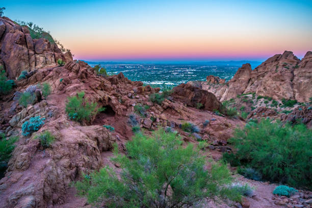 istock Colorful Sunrise on Camelback Mountain in Phoenix, Arizona 1097186200